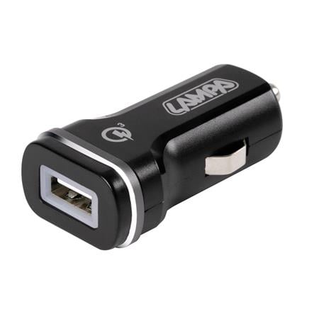 12V Car Charger with Fast Charge   1 USB port   3000 mA   12 24V