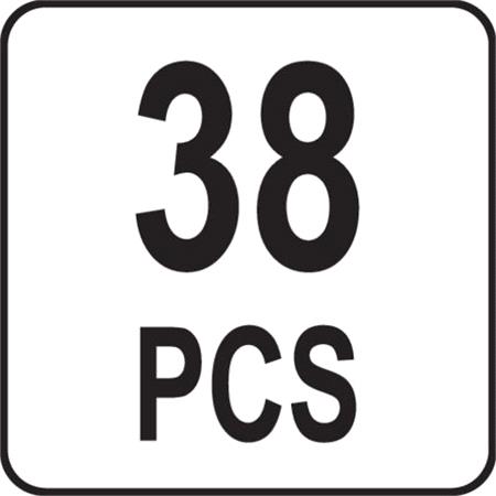 38PCS RATCHET SCREWDRIVER SET