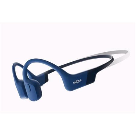 SHOKZ OpenRun Bone Conduction Open Ear Sport Headphones   Mini Blue