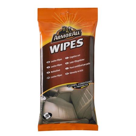 ArmorAll Leather Wipes   Pack of 20