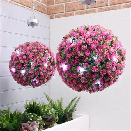 Solar LED Flower Hanging Bay Balls