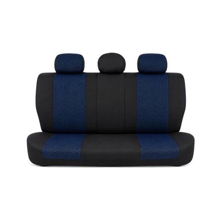 CAPRICE Style Seat Covers (Black/Blue) For Citroen C ZERO 2010 Onwards