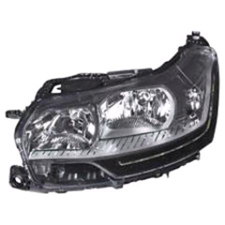 Citroen C5 2010 Onwards LH Headlamp With LED Suits H7/H1 Bulbs