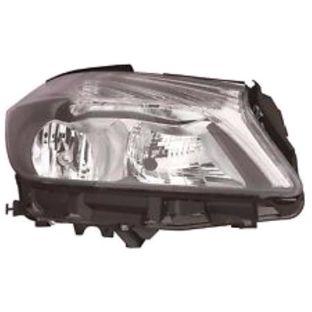 Right Headlamp (Takes H7 / H15 Bulbs, Supplied With Motor) for Mercedes A CLASS 2012 on