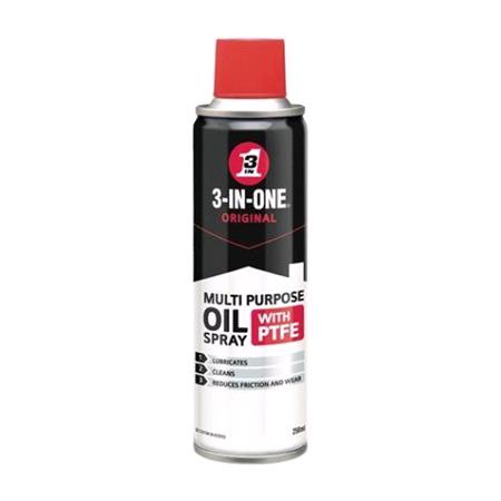 3 IN ONE Multi Purpose Oil Spray With PTFE   250ml