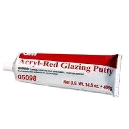 3M™ Acryl Putty, Red Glazing Putty, 410 g, 05098