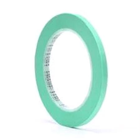 3M™ Precision Masking Tape, Green, 6.35 mm x 55 m, 06525