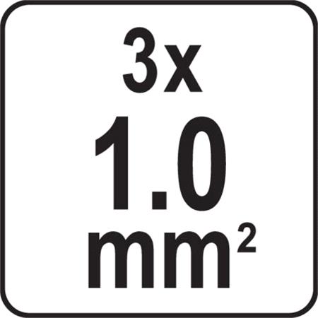 CORD EXTENSION W. GROUND 3S 3M