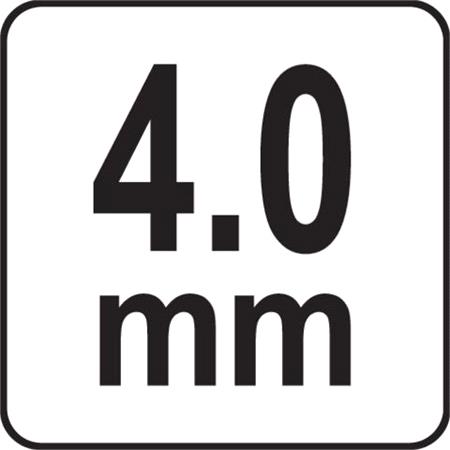 T HANDLE HEX KEY 4.0MM