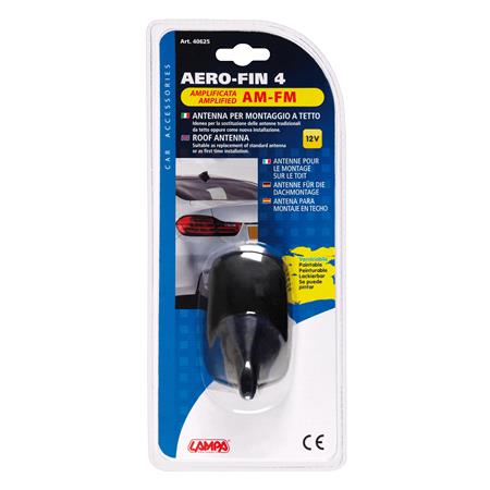 Aero Fin 4, AM FM amplified antenna