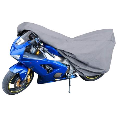 Motorbike Cover Grey Size M 215x95x120cm