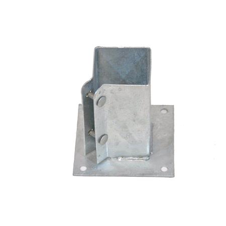Galvanised Bolt Down Post Support   75mm