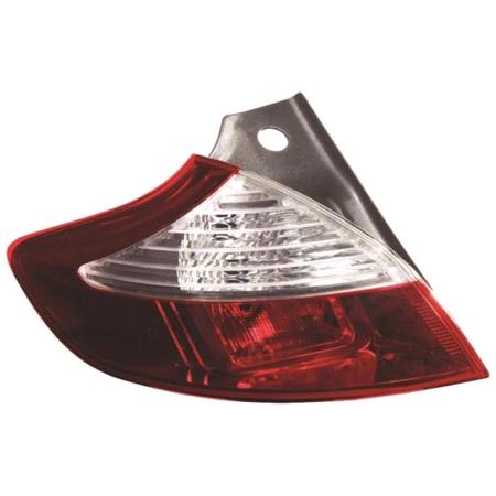 Left Rear Lamp (5 Door Hatchback, Outer, On Quarter Panel, Supplied Without Bulbholder) for Renault MEGANE Hatchback 2009 on