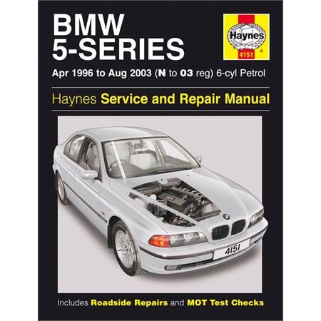 BMW 5 Series 6 Cylinder Petrol (April 96   Aug 03) N to 03 Reg