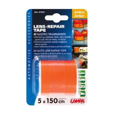 Auto lens repair tape   5x150 cm   Amber