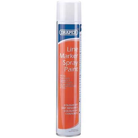 Draper 41915 750ml White Line Marker Spray Paint