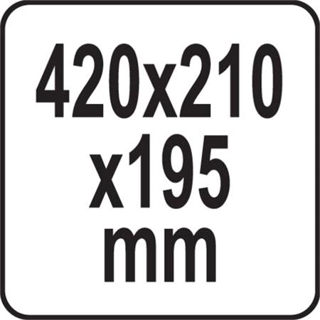 TOOL BOX 420x210x195MM (16")