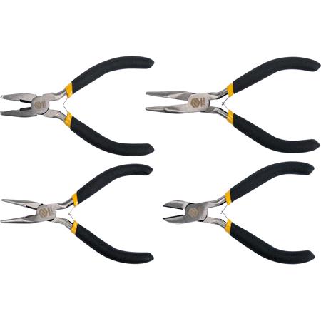 MINI PLIERS 125MM 4PCS