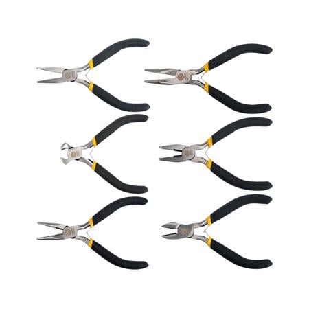 MINI PLIERS 125MM 6PCS