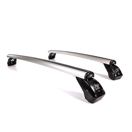 La Prealpina LP49 silver aluminium aero Roof Bars for Hyundai Ioniq 5 2020 Onwards