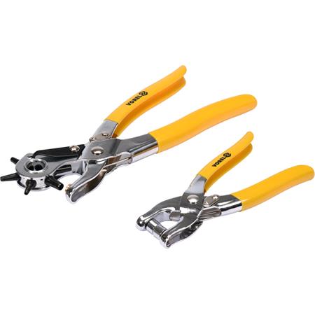 LEATHER HOLE PUNCH AND GROMMET TOOL SET