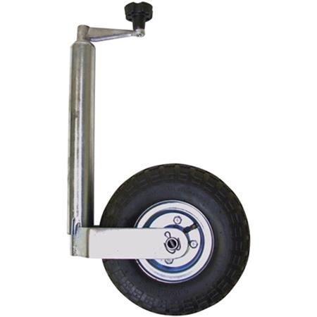 Maypole Jockey Wheel   Pneumatic   No Clamp   48mm