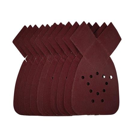 Draper 43993 Detail Sanding Sheets with Hook and Loop, 140mm, 120 Grit, SSD4 (Pack of 10)