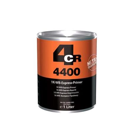 4CR 4400 1K Waterbase Express Primer, Light Grey, 1L , Requires 5 0555 WBS Reagent 