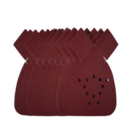 Draper 44078 Detail Sanding Sheets with Hook and Loop, 140mm, 240 Grit, SSD4 (Pack of 10)