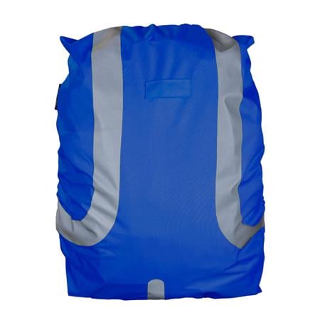 Hi Vis  Reflective Water Resistant Bag Cover in Neon Blue