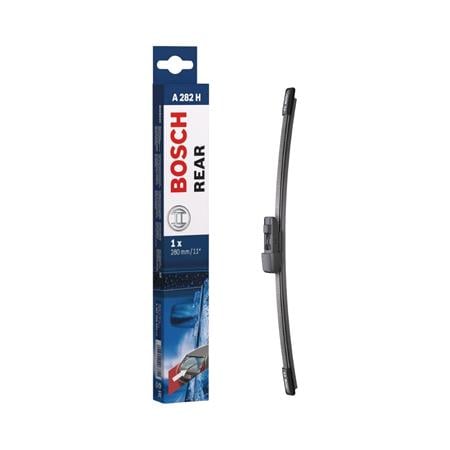 BOSCH A282H Rear Aerotwin Flat Wiper Blade (280mm   Top Lock Arm Connection) for CUPRA ATECA, 2018 Onwards