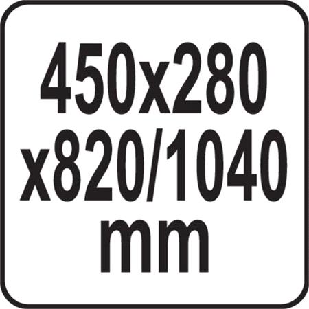 TROLLEY TOOL BOX 3 SEGMENTS