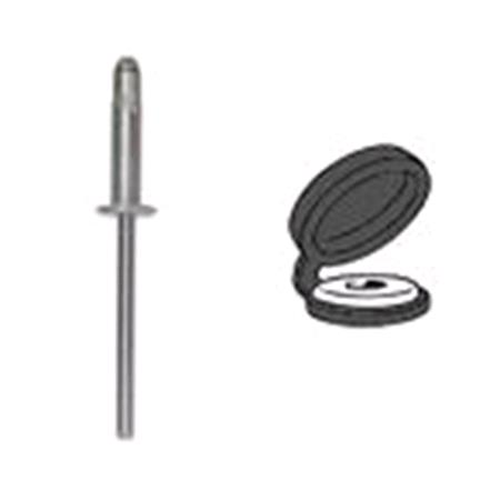 RIVETS WITH CHAPO (BLACK) 20pcs