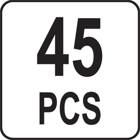 45PCS SCREWDRIVER BIT SET