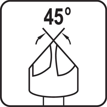6 PCS COUNTERSINK  6,30 20,50MM HEX
