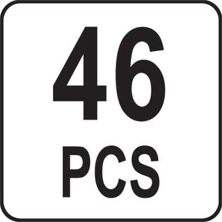 HAND RIVETER COLUMN NUTS SET M4 M8 46PCS