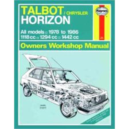 Chrysler Talbot Horizon (1978 1986) Haynes Manual