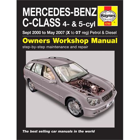 Haynes Manual, Mercedes - Benz C - Class Petrol & Diesel Sept 2000 ...