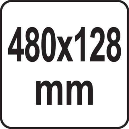 FLOAT, SS STEEL, SMOOTH, 480MM