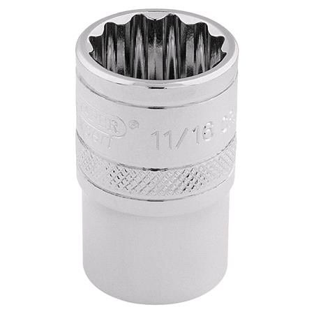 Draper Expert 49480 3 8 inch Square Drive Hi Torq 12 Point Socket (11 16 inch)