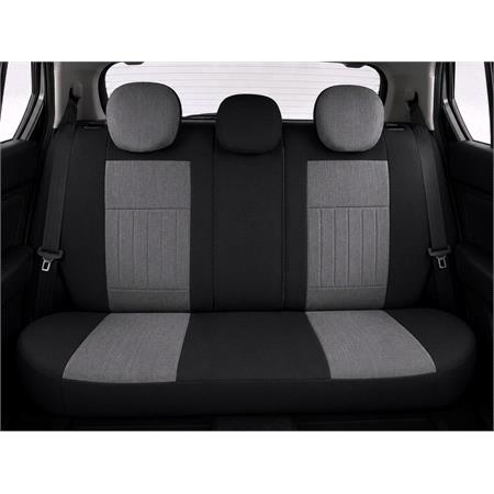 LEADER Style Seat Covers (Light Grey) For Citroen C ZERO 2010 Onwards