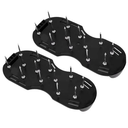 Lawn Aerator Shoes with Metal Buckle Strap   55mm Spikes