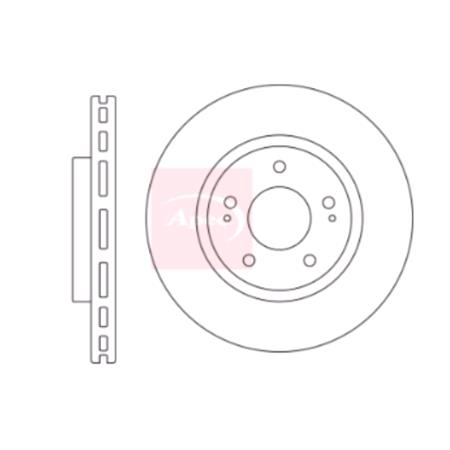 APEC Front Axle Brake Discs (Pair)   Diameter: 312mm   DSK2338