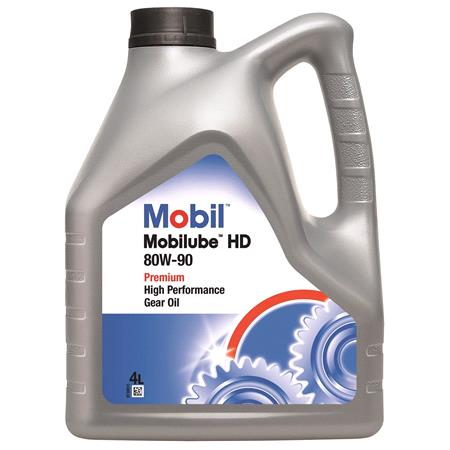 MOBIL Mobilube HD 80W 90 Heavy Duty Gear Oil   4 Litre
