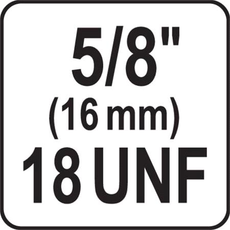 PILOT DRILL THREAD 5/8''  CHUCK HEX 10MM