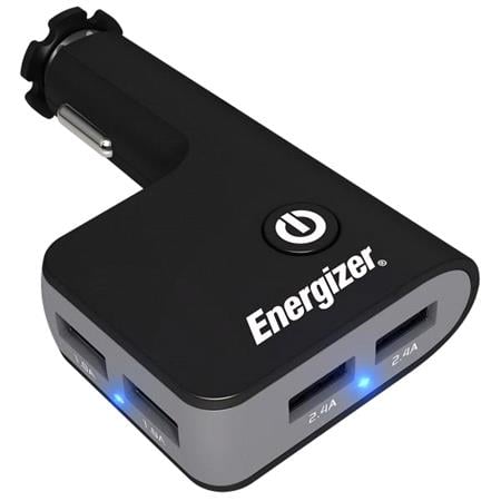 Energizer 12V Quad USB In Car Charger