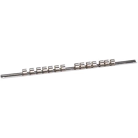 Draper 50583 1 2 inch Sq. Dr. Retaining Bar with 14 Clips (400mm)