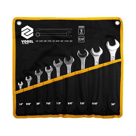 COMBINATION SPANNER SET 9PCS