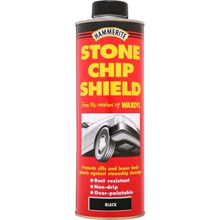 Hammerite Stone Chip Shield   Black   1 Litre