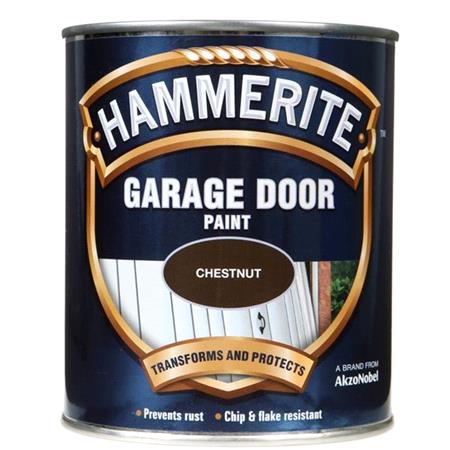 Hammerite Garage Door Paint   Chestnut   750ml